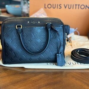 Louis Vuitton Speedy bandolier 25 in Empreinte leather